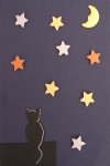 'Raised stars'
Handmade Card: Cat