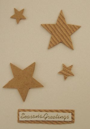 Natural Stars (Handmade Christmas Cards)