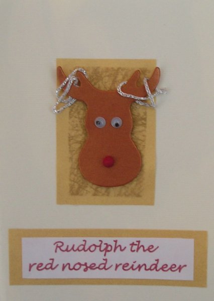 Rudolph (Handmade Christmas Cards)