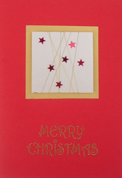 Stars and Threads (Handmade Christmas Cards)