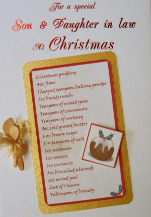 Christmas Pudding (Handmade Christmas Cards)