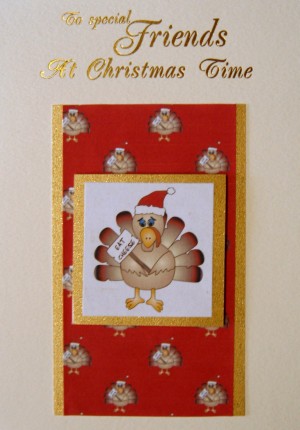 Christmas Turkey (Handmade Christmas Cards)
