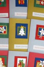 'Metallic'
Handmade Christmas Card Set
