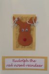 'Rudolph'
Handmade Christmas Card