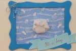 'Nappy and Dummy: Boy'
Handmade New Baby Card