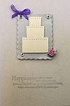 'Wedding Cake'
Handmade Wedding Card