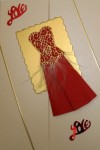 'Valentine Gown'
Handmade Romantic Card