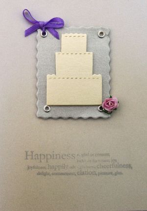 Wedding Cake (Handmade Wedding Cards)